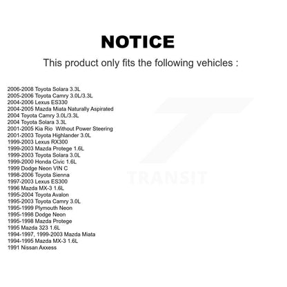 Serpentine Belt KBR-5040347 For Toyota Camry Sienna Lexus Mazda Highlander Honda