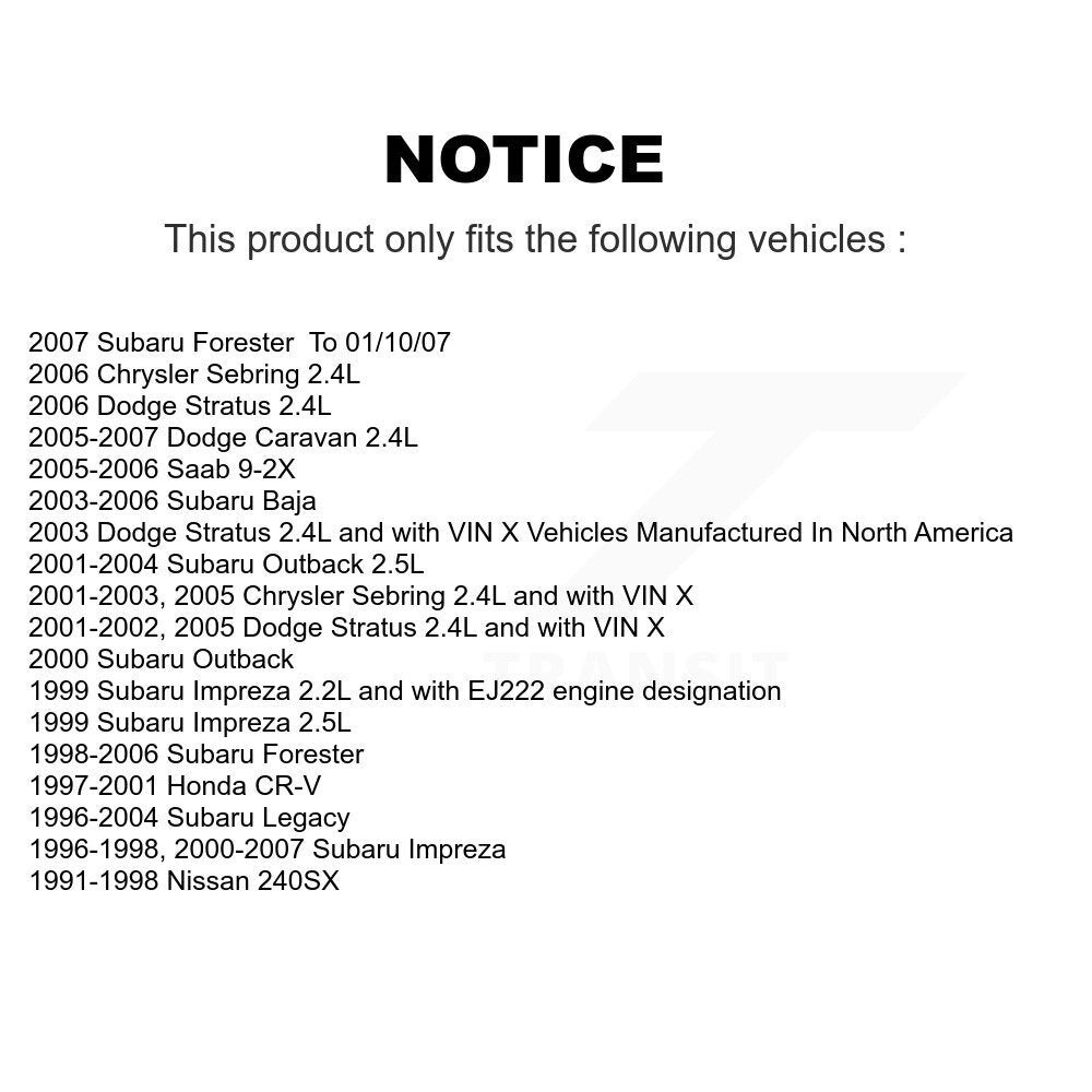 Serpentine Belt KBR-5040353 For Subaru Dodge Caravan Impreza Honda CR-V Forester