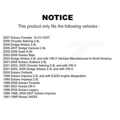 Serpentine Belt KBR-5040353 For Subaru Dodge Caravan Impreza Honda CR-V Forester