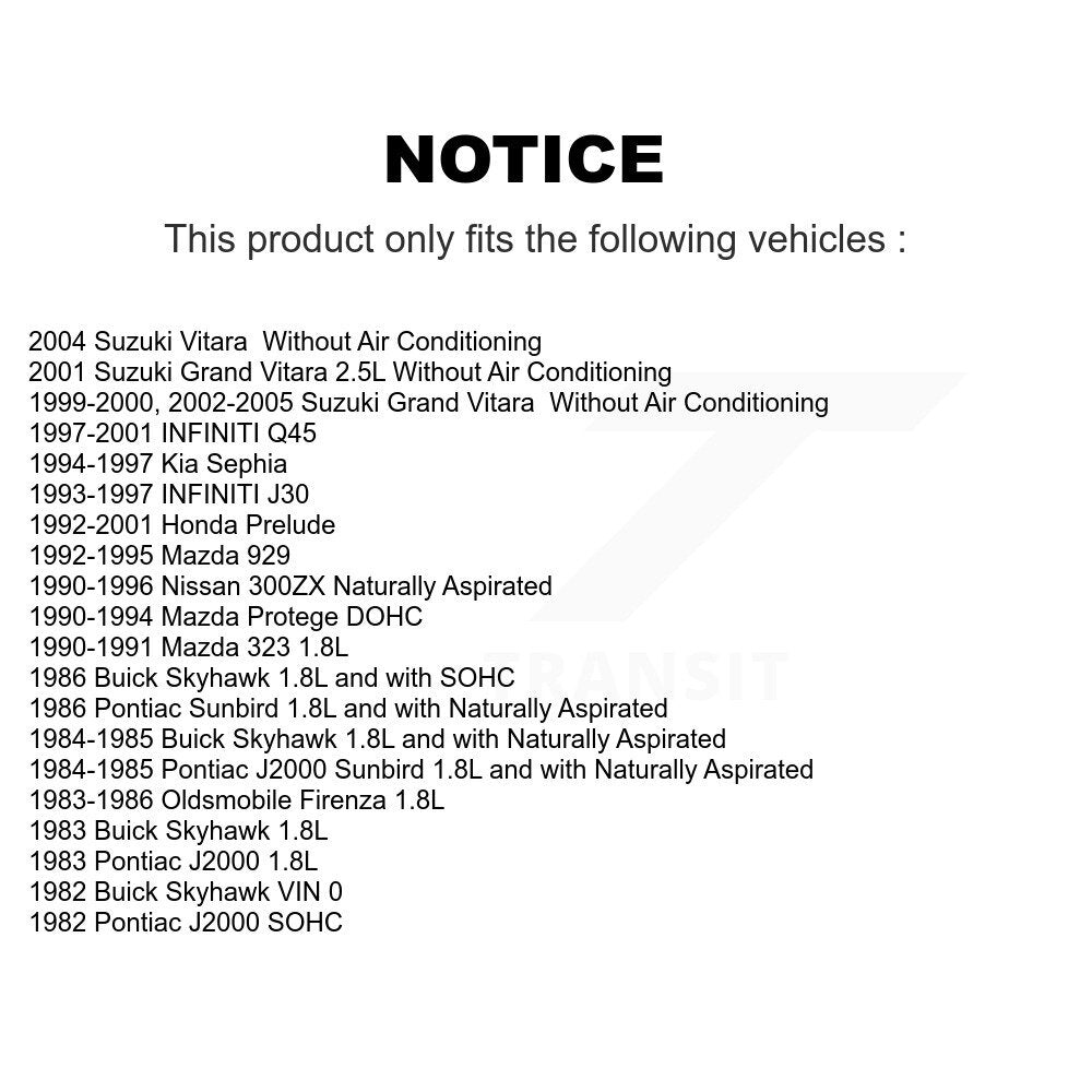 Serpentine Belt KBR-5040400 For Suzuki Honda Prelude Grand Vitara Nissan 300ZX