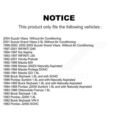 Serpentine Belt KBR-5040400 For Suzuki Honda Prelude Grand Vitara Nissan 300ZX