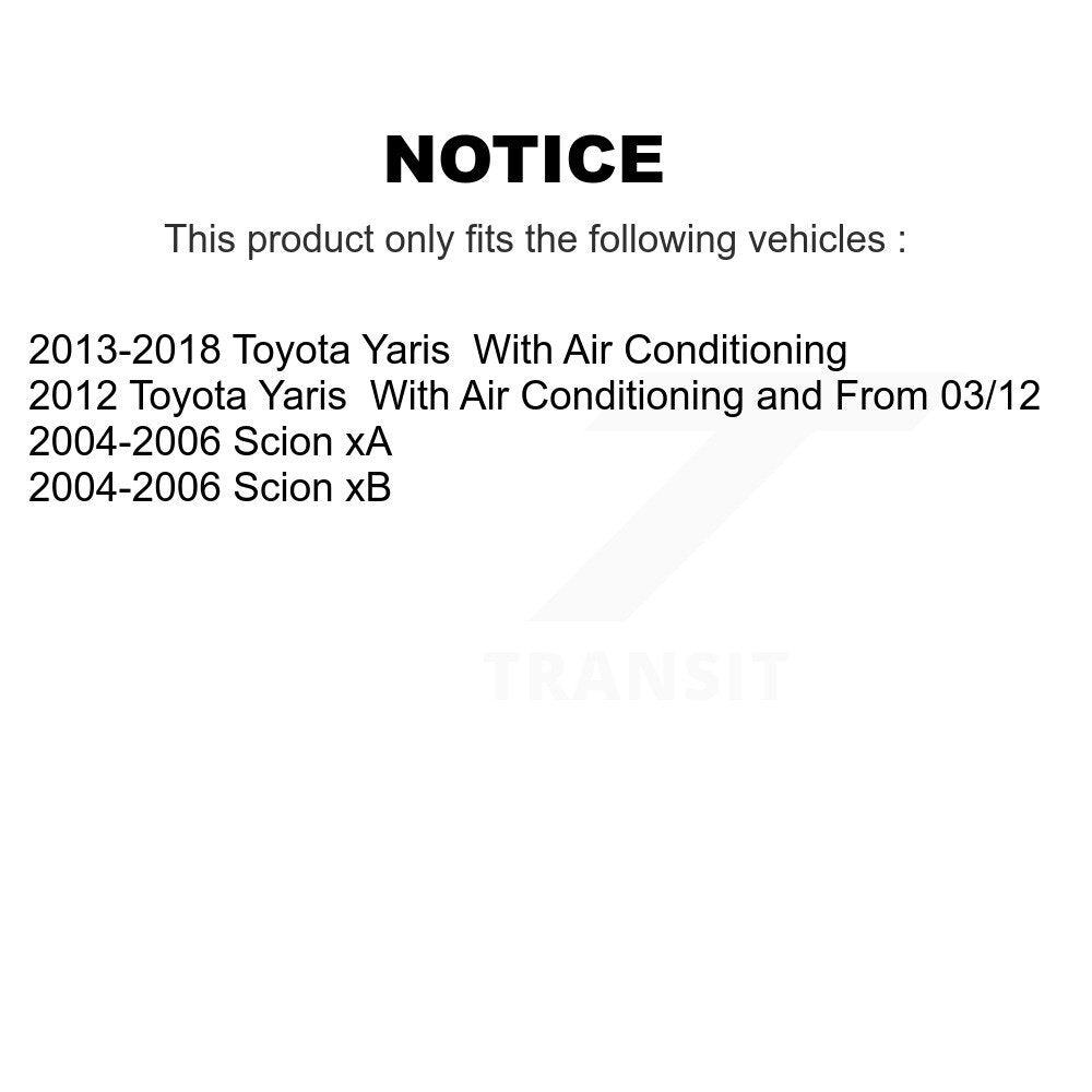 Serpentine Belt Water Pump Alternator Air Conditioning KBR-5040478 For Toyota xB