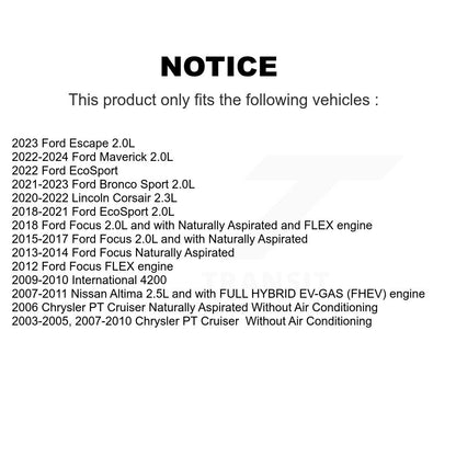 Serpentine Belt KBR-5040512 For Ford Focus Escape Bronco Sport Nissan Altima PT