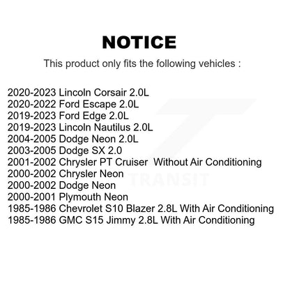 Serpentine Belt KBR-5040515 For Ford Edge Escape Lincoln Nautilus Corsair Neon
