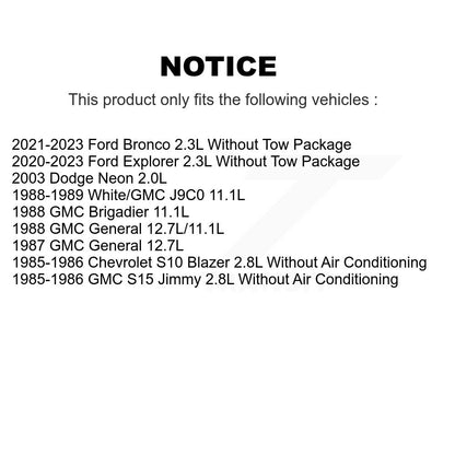 Serpentine Belt KBR-5040520 For Ford Explorer Bronco Dodge Neon Chevrolet S10
