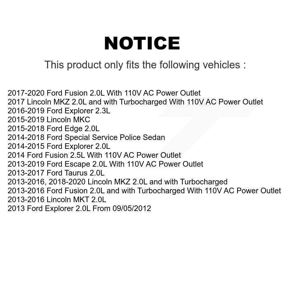 Serpentine Belt Main Drive KBR-5040539 For Ford Escape Fusion Explorer Edge MKC