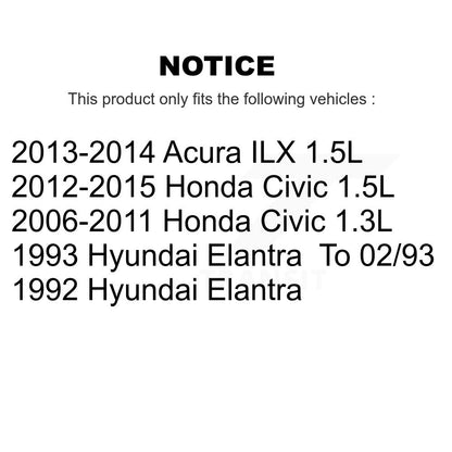 Serpentine Belt KBR-5040630 For Honda Civic Acura ILX Hyundai Elantra