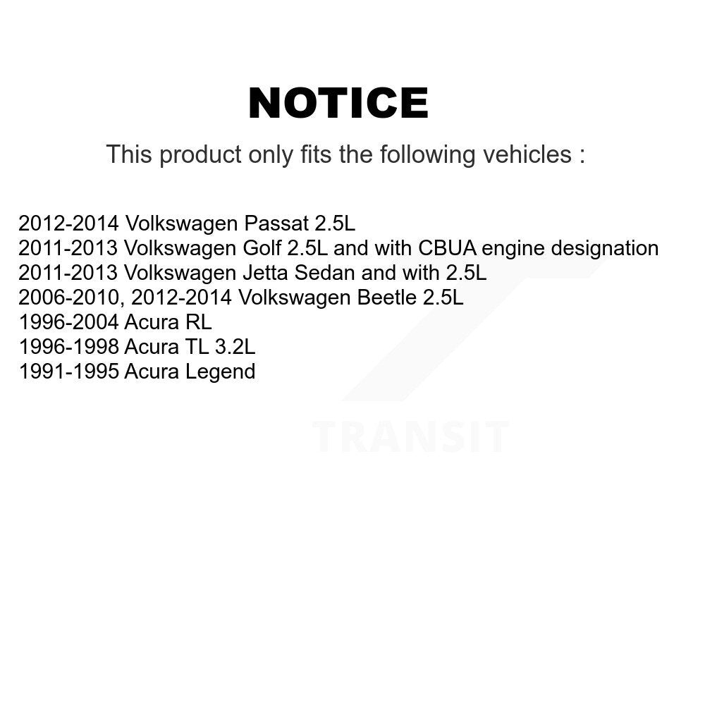 Serpentine Belt KBR-5050368 For Volkswagen Jetta Golf Passat Beetle Acura RL TL
