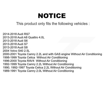 Serpentine Belt KBR-5050390 For Toyota Camry RAV4 Audi Celica A8 Quattro S6 RS7