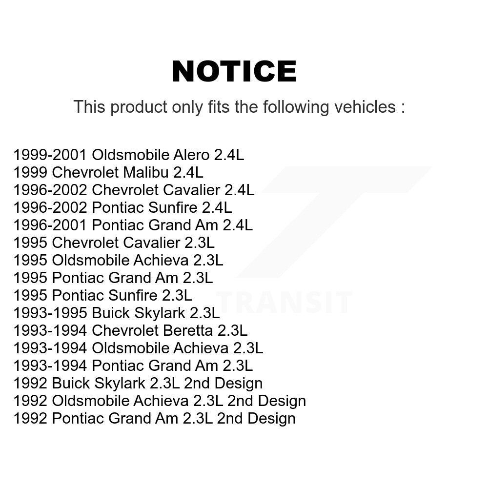 Serpentine Belt KBR-5050480 For Chevrolet Pontiac Cavalier Sunfire Grand Am