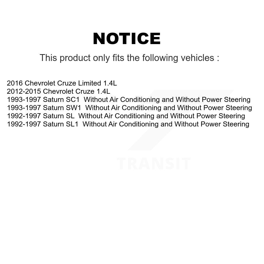 Serpentine Belt Main Drive KBR-5050551 For Chevrolet Cruze Limited Saturn SL1 SL