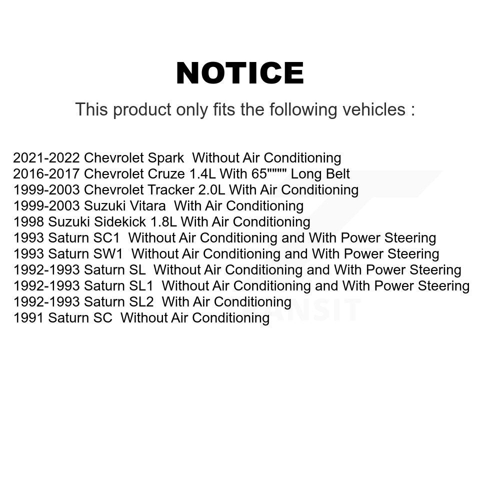 Serpentine Belt Main Drive KBR-5050650 For Chevrolet Cruze Spark Tracker Suzuki