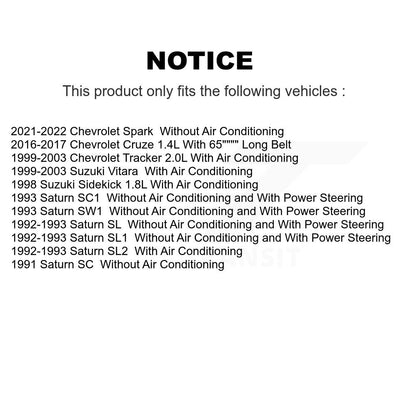 Serpentine Belt Main Drive KBR-5050650 For Chevrolet Cruze Spark Tracker Suzuki