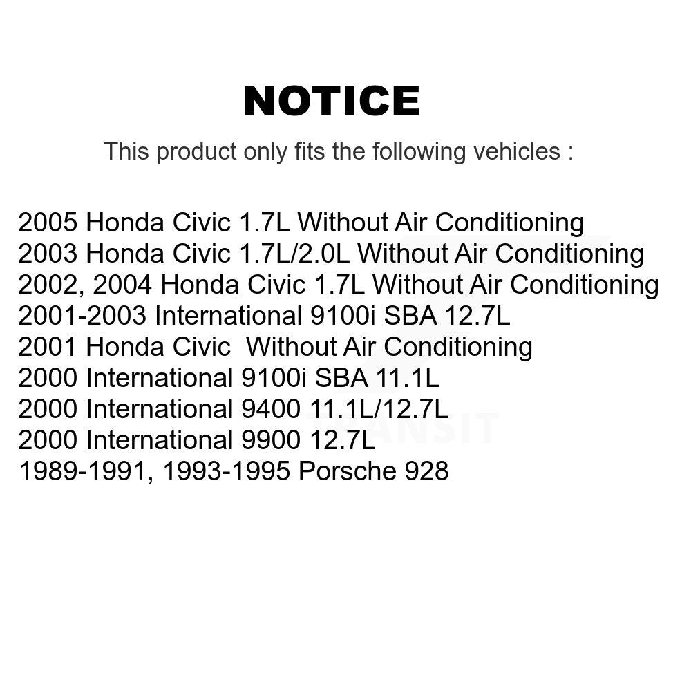Serpentine Belt KBR-5060340 For Honda Civic Acura EL Porsche 928 International