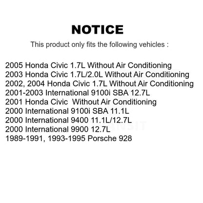 Serpentine Belt KBR-5060340 For Honda Civic Acura EL Porsche 928 International