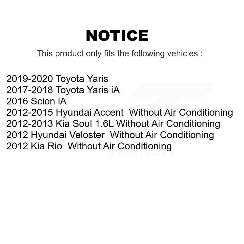 Serpentine Belt KBR-5060376 For Hyundai Accent Kia Soul Toyota Yaris Rio iA