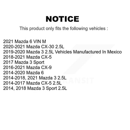Serpentine Belt KBR-5060382 For Mazda CX-5 3 CX-30 CX-9 CX-50 6 Sport
