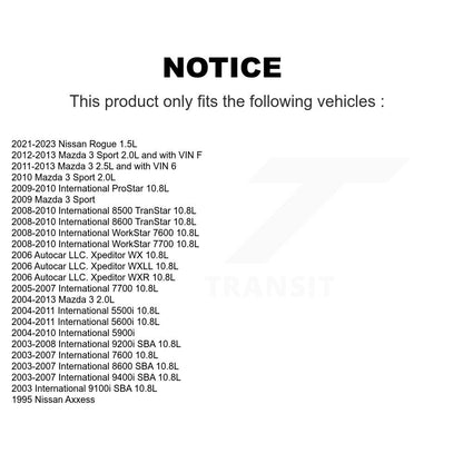 Serpentine Belt KBR-5060515 For Mazda 3 Nissan Axxess International 5900i LLC.