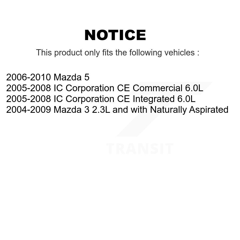 Serpentine Belt KBR-5060520 For Mazda 3 5 IC Corporation CE Integrated