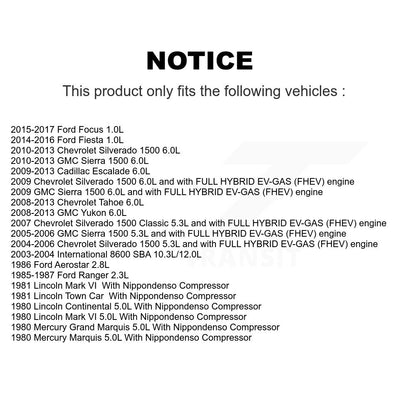 Serpentine Belt KBR-5060590 For Chevrolet GMC Silverado 1500 Sierra Ford Focus