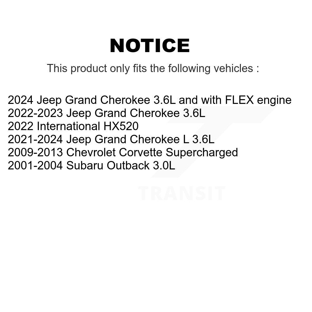 Serpentine Belt KBR-5060645 For Chevrolet Corvette Subaru Outback International