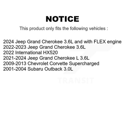 Serpentine Belt KBR-5060645 For Chevrolet Corvette Subaru Outback International