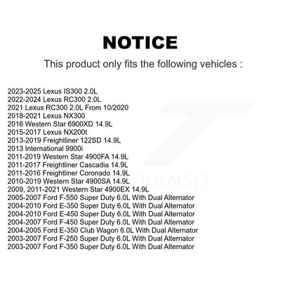 Serpentine Belt KBR-5060658 For Ford Lexus F-350 Super Duty NX300 F-250 NX200t