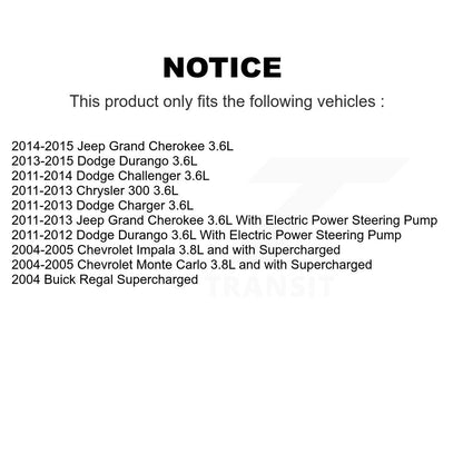 Serpentine Belt KBR-5060663 For Jeep Grand Cherokee Dodge Durango Chrysler 300