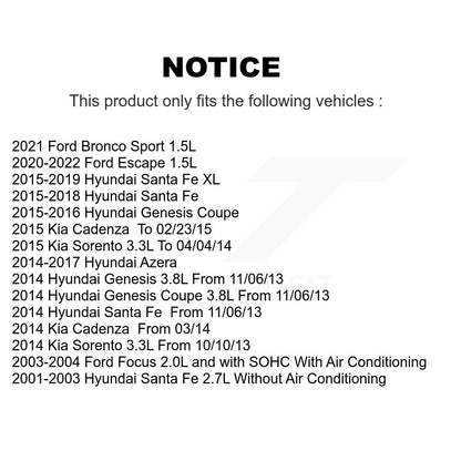Serpentine Belt Main Drive KBR-5060667 For Ford Escape Hyundai Santa Fe Kia XL