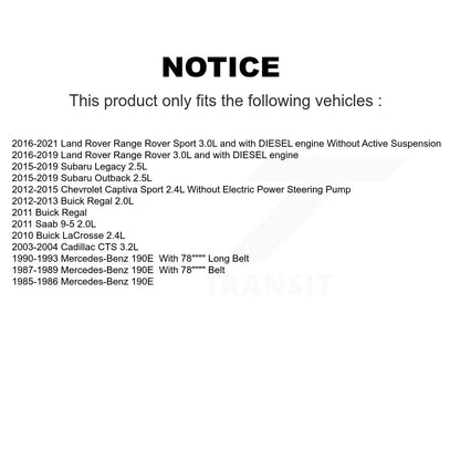 Serpentine Belt KBR-5060780 For Subaru Outback Legacy Buick LaCrosse Regal CTS