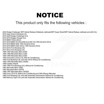 Serpentine Belt KBR-5060845 For Dodge Ford Mustang Charger BMW X5 Challenger LTD