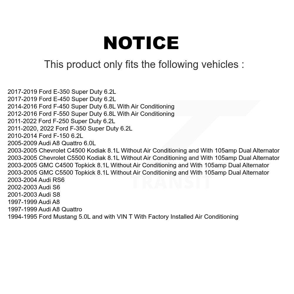 Serpentine Belt KBR-5061055 For Ford F-150 F-350 Super Duty F-250 Mustang E-450