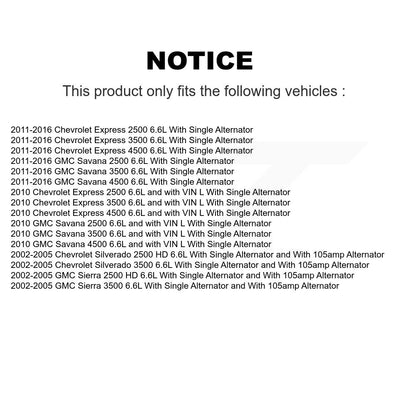 Serpentine Belt Main Drive KBR-5061178 For GMC Chevrolet Sierra 2500 HD Savana