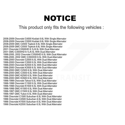Serpentine Belt KBR-5061203 For Chevrolet GMC K1500 C1500 K2500 K3500 C2500