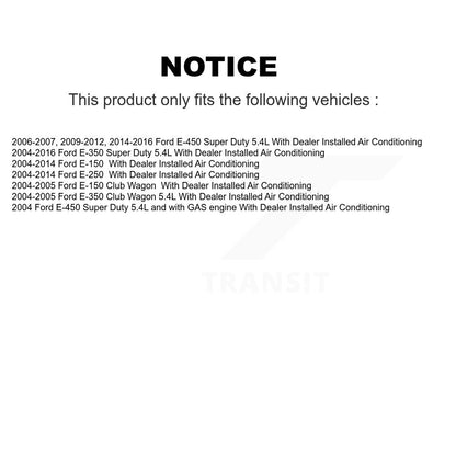 Serpentine Belt Air Conditioning KBR-5061230 For Ford E-350 Super Duty E-250