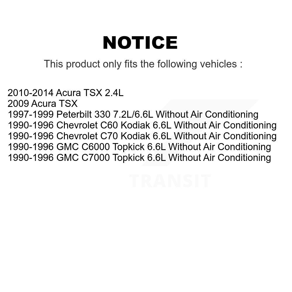 Serpentine Belt KBR-5070675 For Acura TSX GMC Peterbilt Chevrolet 330 C60 Kodiak