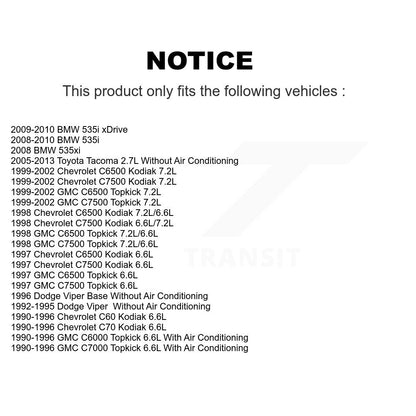 Serpentine Belt Main Drive KBR-5070735 For Toyota Tacoma BMW 535i xDrive 535xi