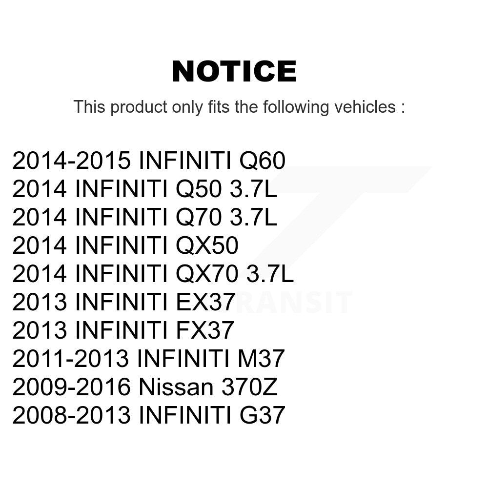 Serpentine Belt Main Drive KBR-5070795 For INFINITI G37 Nissan 370Z Q50 QX50 M37