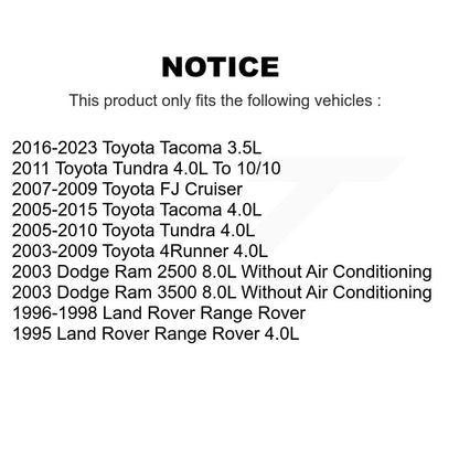 Serpentine Belt KBR-5070835 For Toyota Tacoma Tundra Dodge 4Runner FJ Cruiser