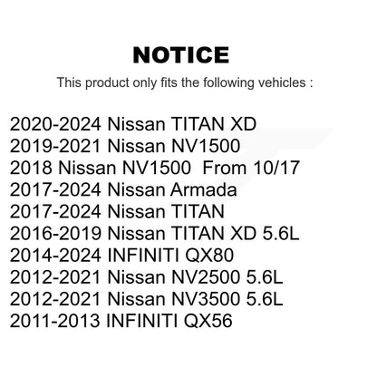 Serpentine Belt Main Drive KBR-5070961 For Nissan TITAN INFINITI QX80 Armada XD