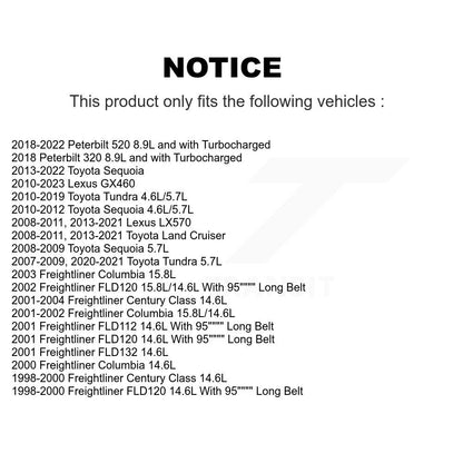 Serpentine Belt KBR-5080950 For Toyota Tundra Lexus Sequoia GX460 LX570 Land 320