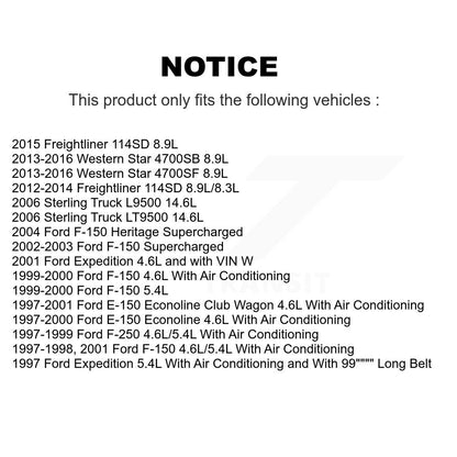 Serpentine Belt KBR-5080993 For Ford F-150 F-250 Heritage E-150 Econoline Club