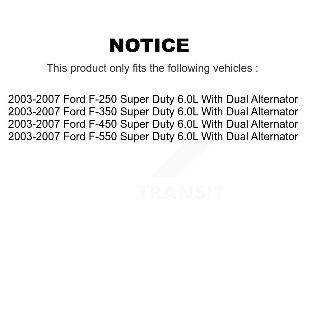 Serpentine Belt Main Drive KBR-5081325 For Ford F-350 Super Duty F-250 F-550