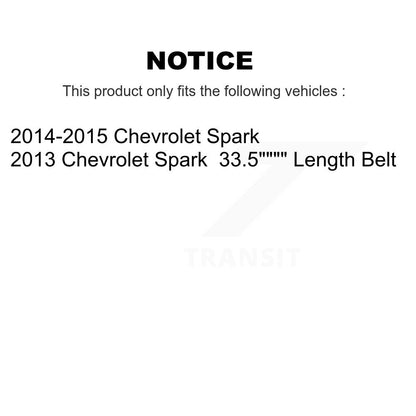 Serpentine Belt Main Drive KBR-5PK850EE For Chevrolet Spark