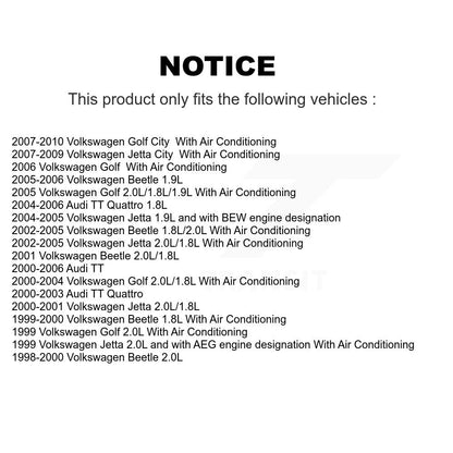 Serpentine Belt KBR-6060470 For Volkswagen Jetta Golf City Beetle Audi TT