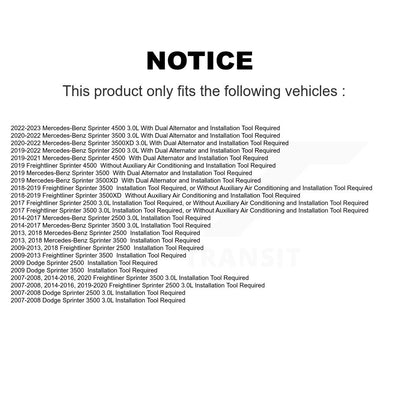 Serpentine Belt KBR-6PK695EE For Mercedes-Benz Sprinter 2500 3500 Dodge 4500