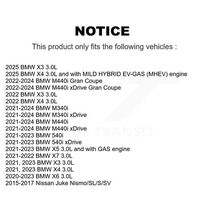 Serpentine Belt Main Drive KBR-A060470 For BMW X3 X5 Nissan Juke X4 X6 M340i X7