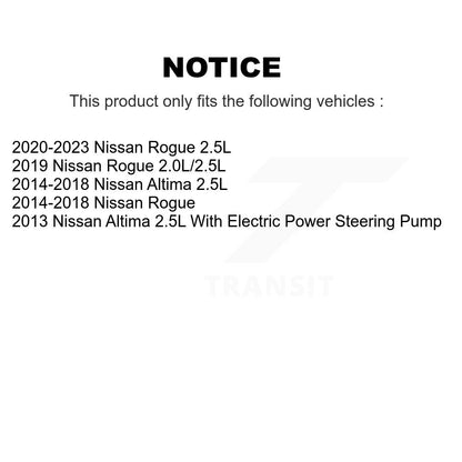 Serpentine Belt Drive KBR-A060563 For Nissan Rogue Altima