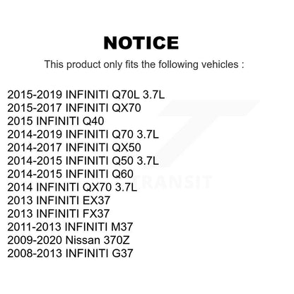 Serpentine Belt Main Drive KBR-A070795 For INFINITI G37 QX50 Q50 Nissan 370Z M37