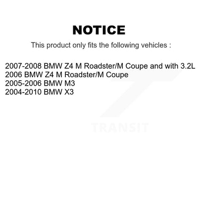 Ceramic Brake Pads And Parking Shoes Front Rear Kit For BMW X3 Z4 M3